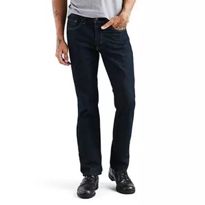 Levi's 514 STRAIGHT FIT MEN'S JEANS Dark Wash Clas